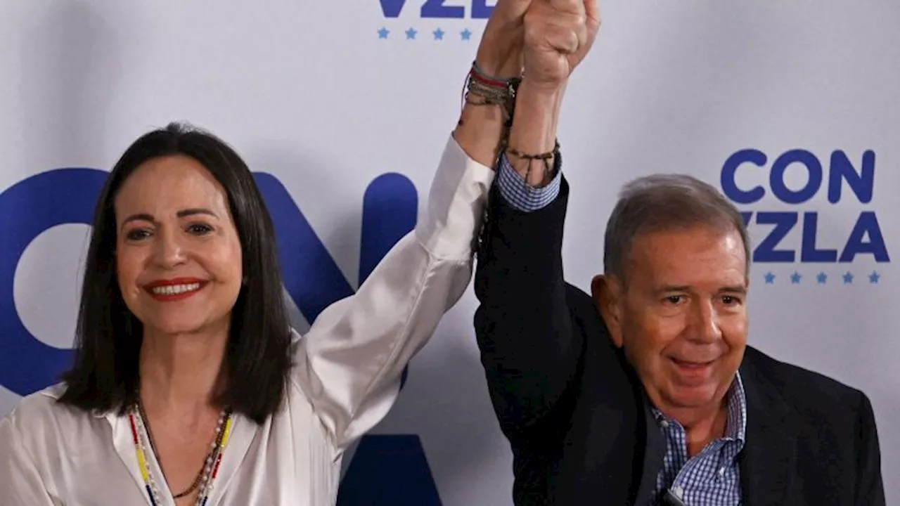 Edmundo González anuncia que María Corina Machado será su vicepresidenta en Venezuela