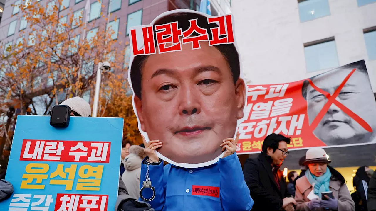 South Korean president Yoon Suk Yeol to face SECOND impeachment vote as opposition parties demand he...