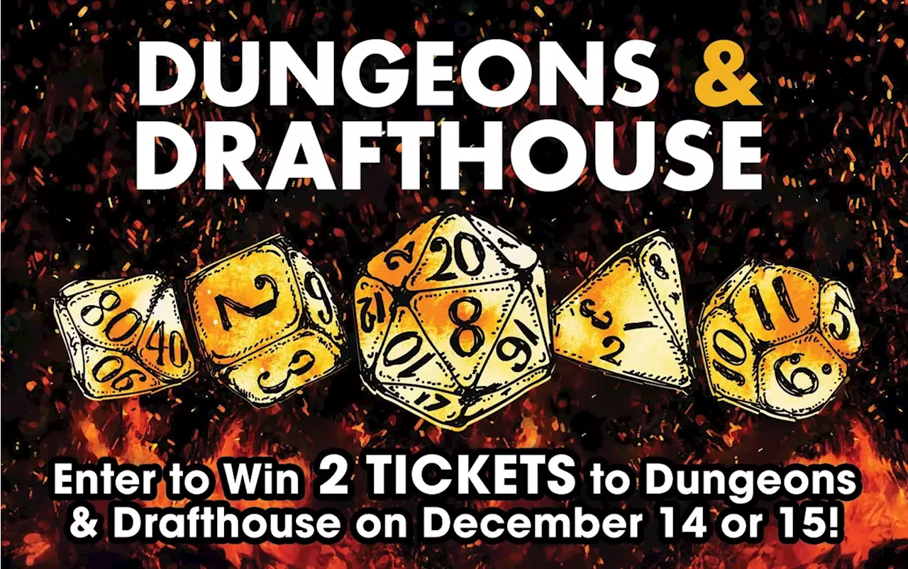 Enter to Win 2 Tickets to Dungeons & Drafthouse on December 14 or 15!