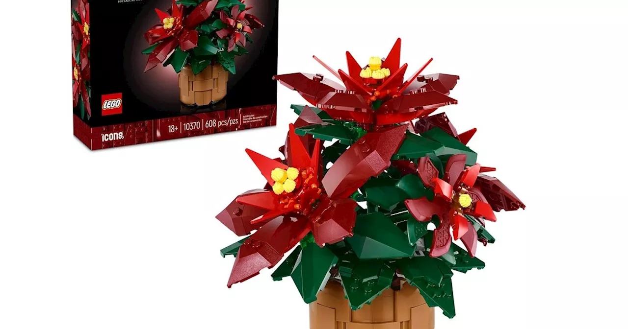 Lego flowers are up to 30% off, and they make great holiday gifts