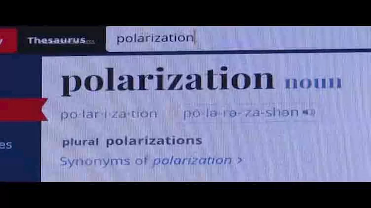 'Polarization' is Merriam-Webster's 2024 word of the year