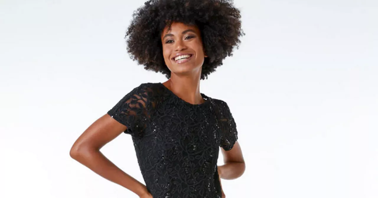 'Beautiful' lace sequin dress is 'perfect for Christmas parties'