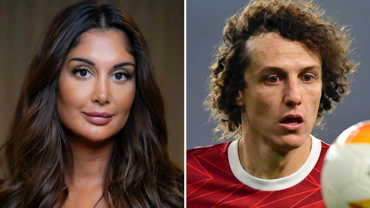 Amanda Franssons diss mot förlovade David Luiz: ”Skriver till mig konstant”