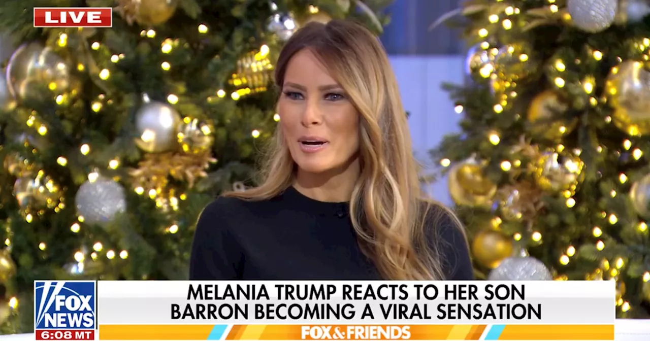 Melania Trump parle enfin : ses révélations sur son fils Barron qui font réagir