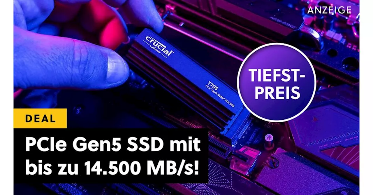 Bitteres Weihnachtfest für Samsung & Co.: Die schnellste PCIe 5.0-SSD ist jetzt extrem günstig im Angebot!