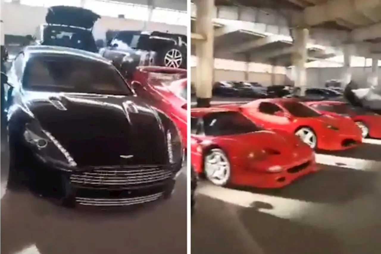 Ferrari, Lamborghini, Rolls-Royce en Bentley: videobeelden tonen collectie luxewagens van afgezette Syrische p