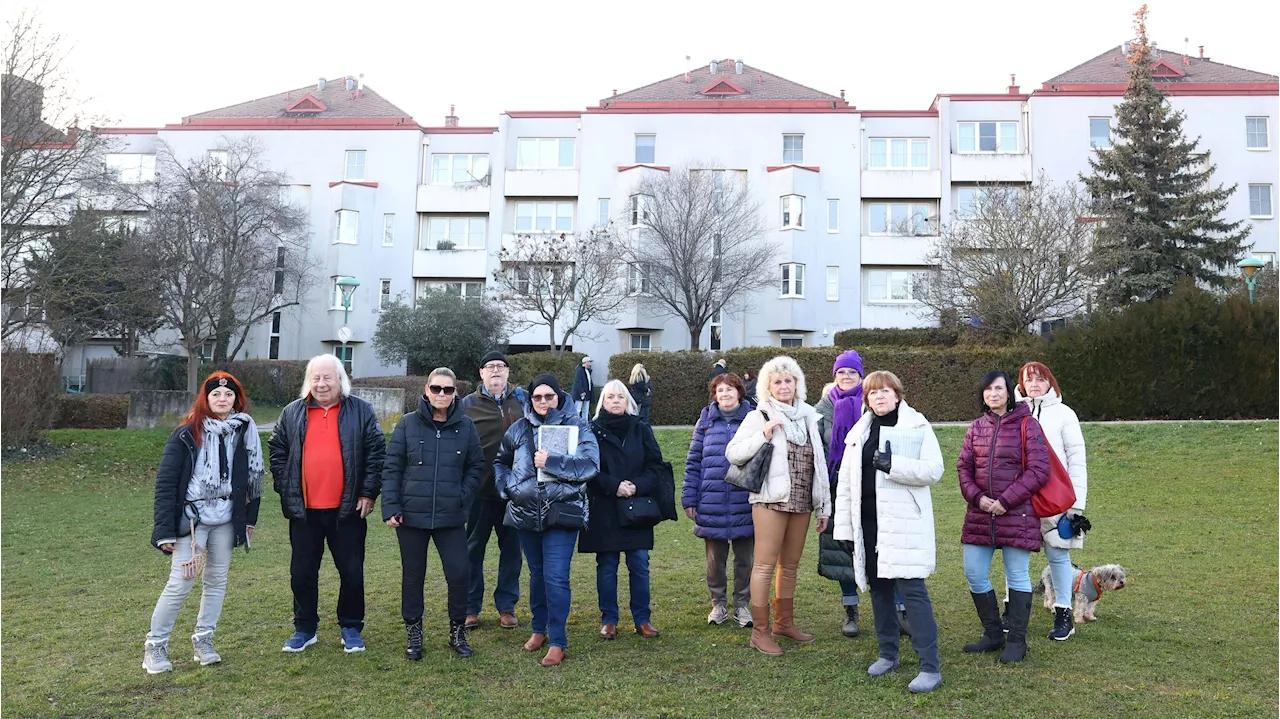 Protest in Wien-Favoriten - Mieter wehren sich gegen neue Schule vor Gemeindebau