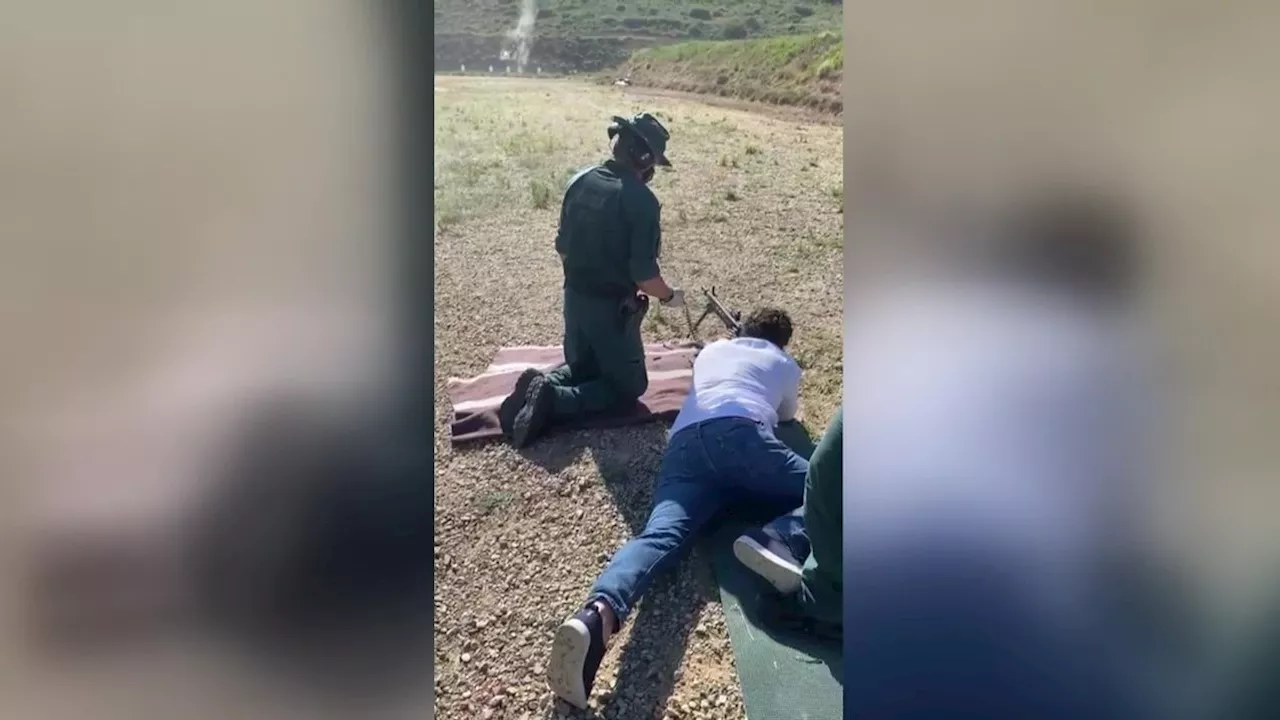 Las imágenes de Aldama disparando con la élite de la Guardia Civil en Logroño