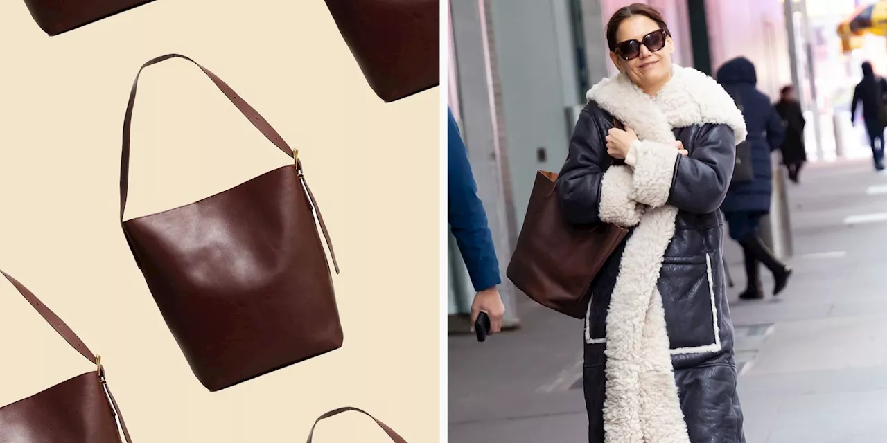 Katie Holmes Convinced Me That This Practical Bag Is Winter's No. 1 Accessory