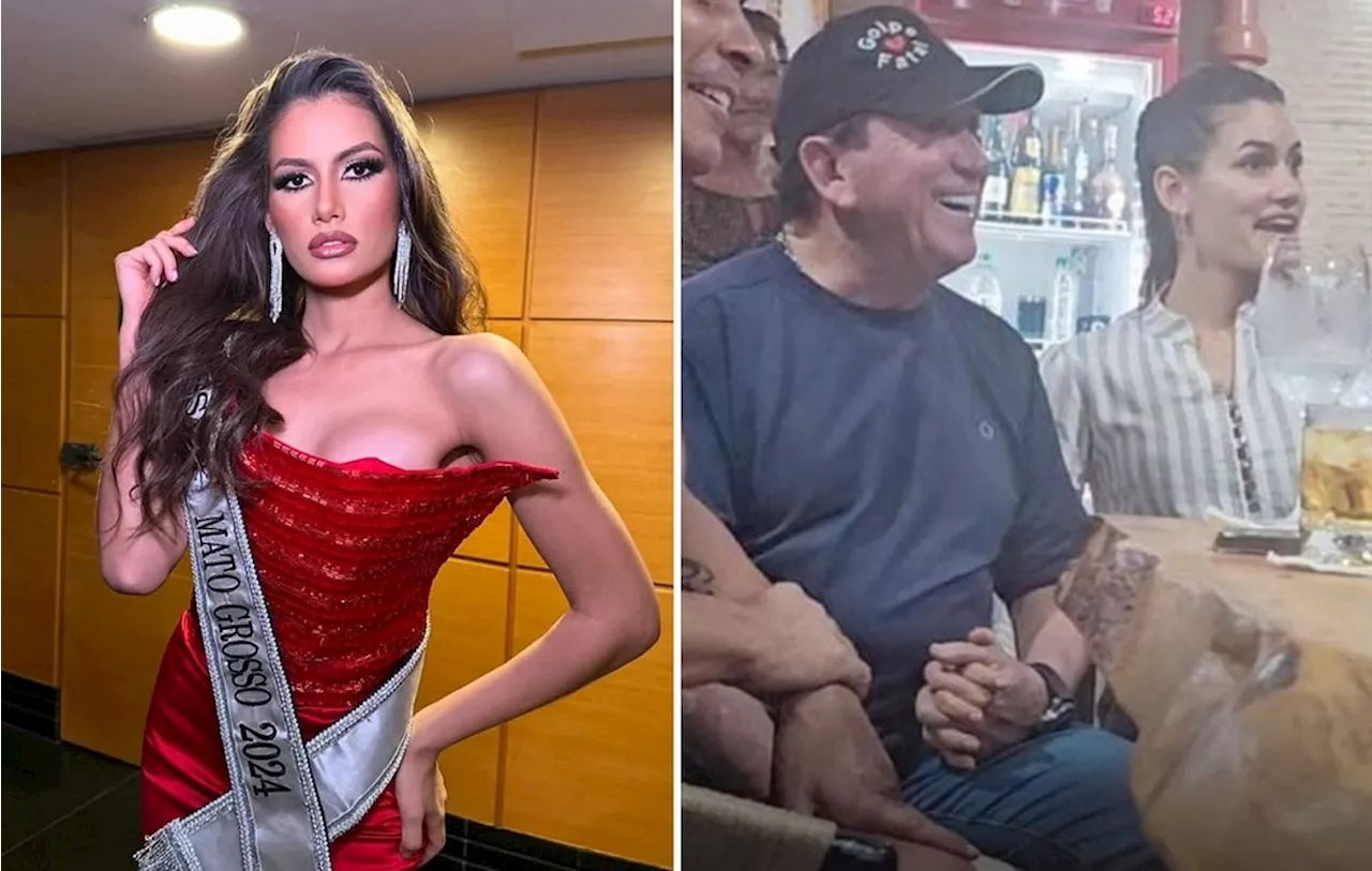 Miss de 22 anos que vive affair com Amado Batista, de 73, fez rinoplastia e colocou silicone com ex-BBB