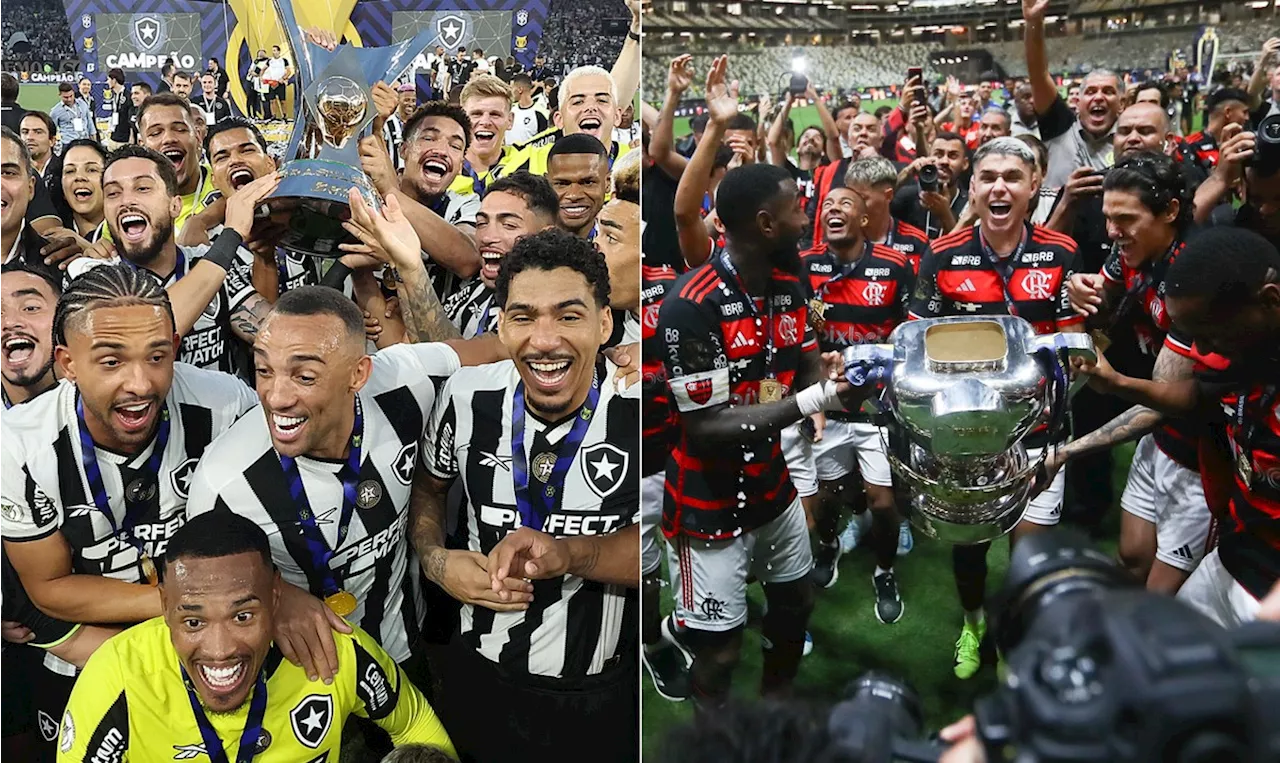 Botafogo e Flamengo farão primeiro clássico carioca da história da Supercopa; veja data e sede