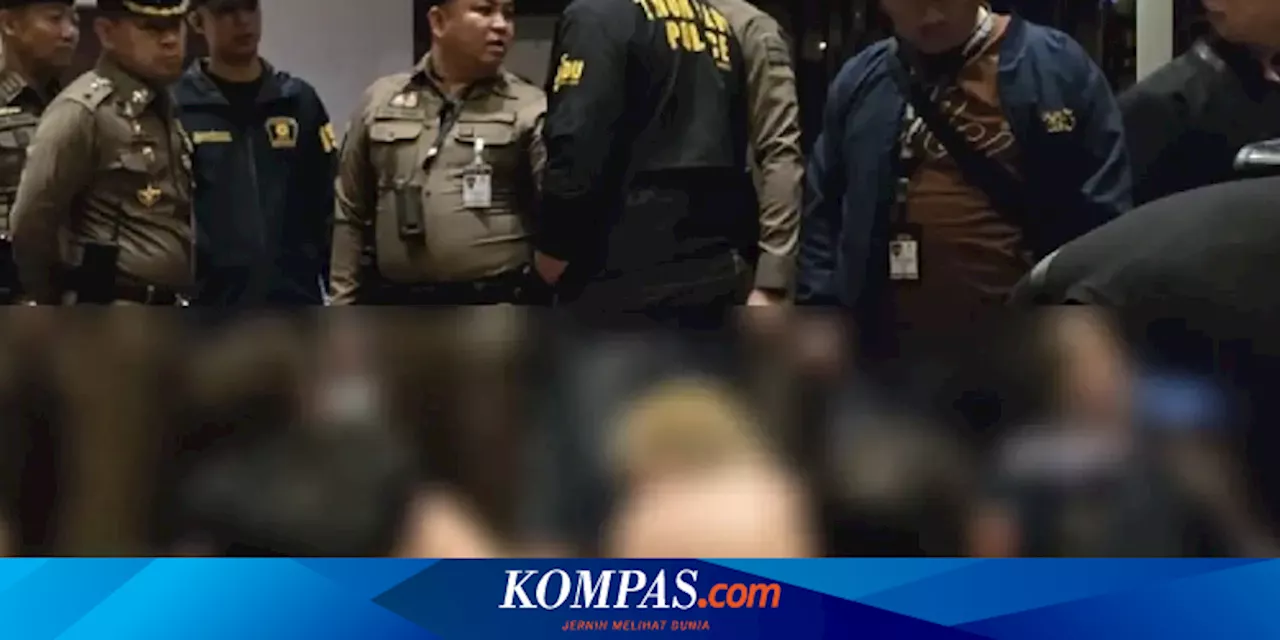 Polisi Thailand Gerebek Pesta Narkoba, Tangkap 124 Orang, Kebanyakan Laki-laki Cuma Pakai Celana Dalam