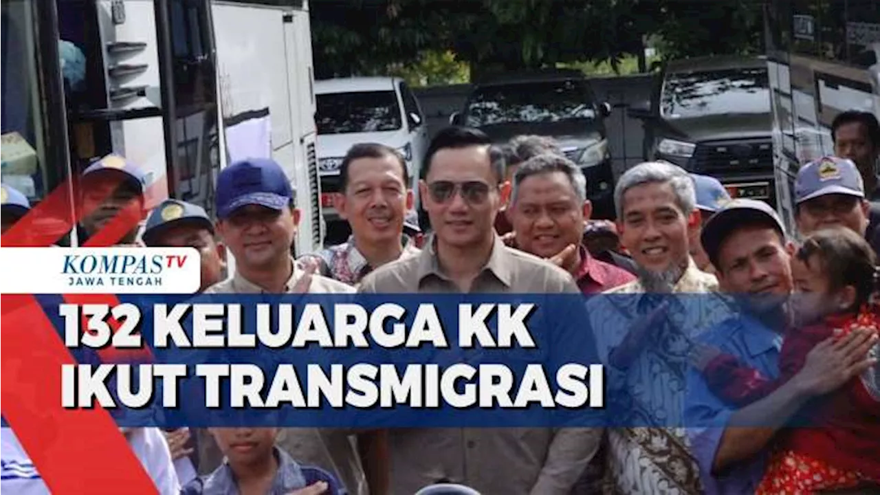 132 Keluarga Transmigran Diberangkatkan ke Luar Jawa