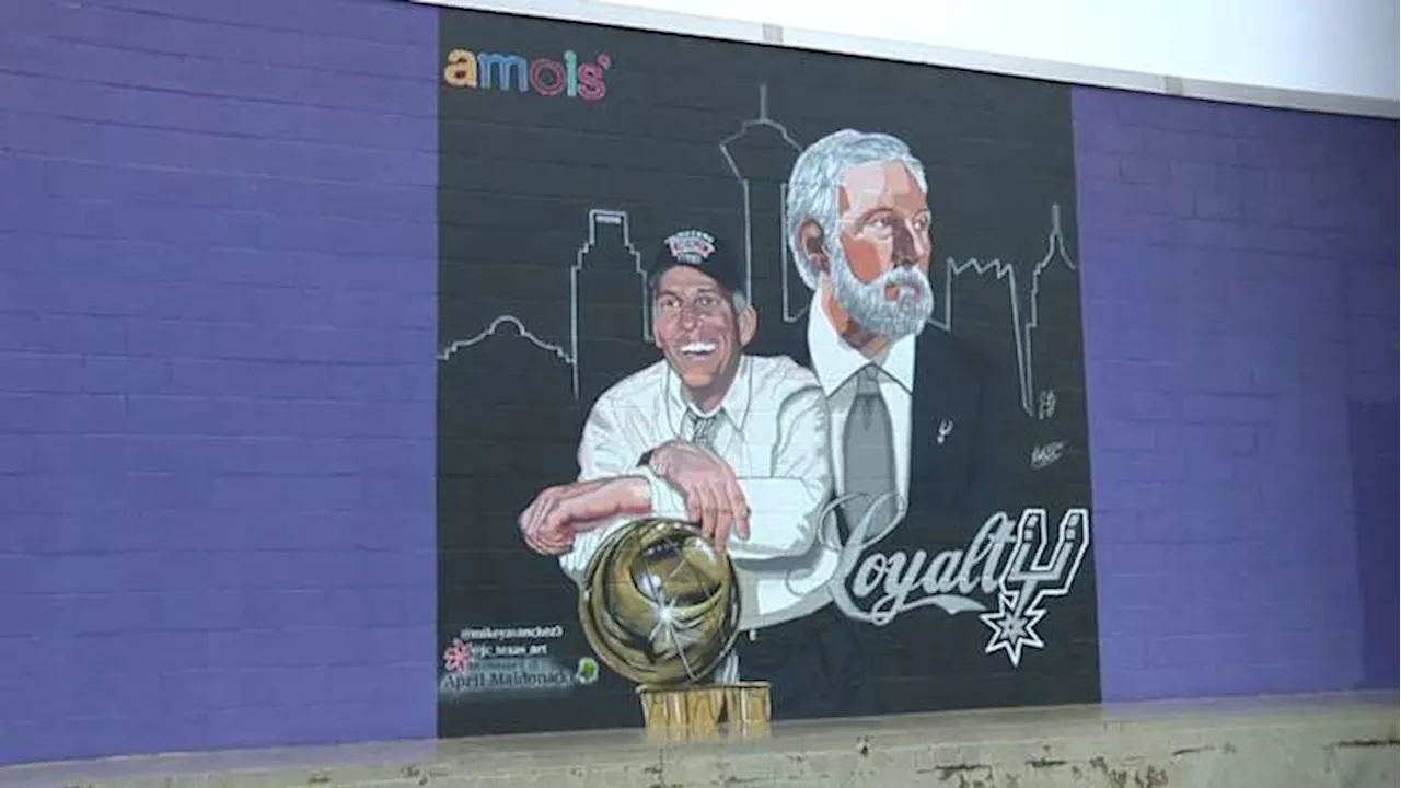 New Gregg Popovich mural honors legacy, impact on Spurs and San Antonio