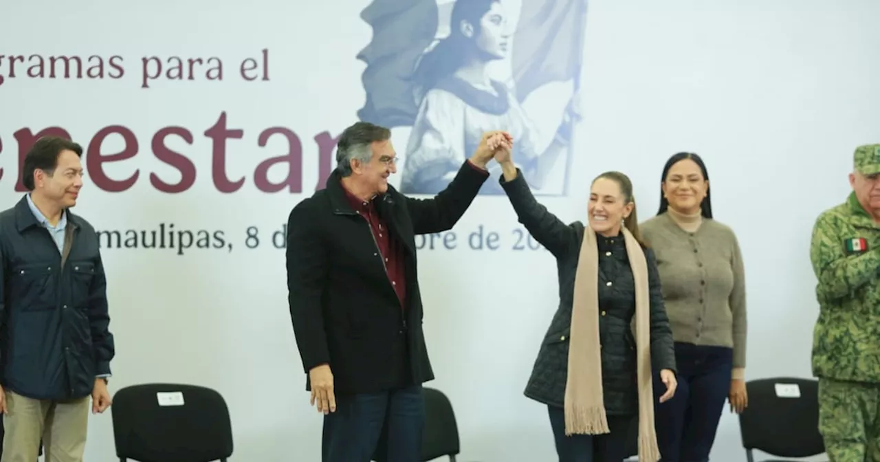 Claudia Sheinbaum refrenda apoyo a Tamaulipas para impulsar proyectos prioritarios