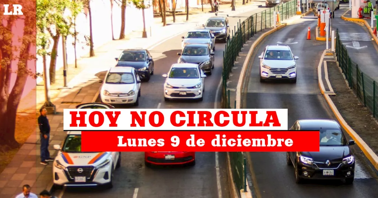 Hoy No Circula: Qué autos descansan este lunes 9 de diciembre de 2024 en CDMX y Edomex