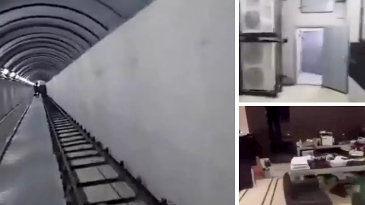 Video emerges of Assad ‘family bunker’ underneath palaces - with ‘escape tunnels’ big enough to drive through