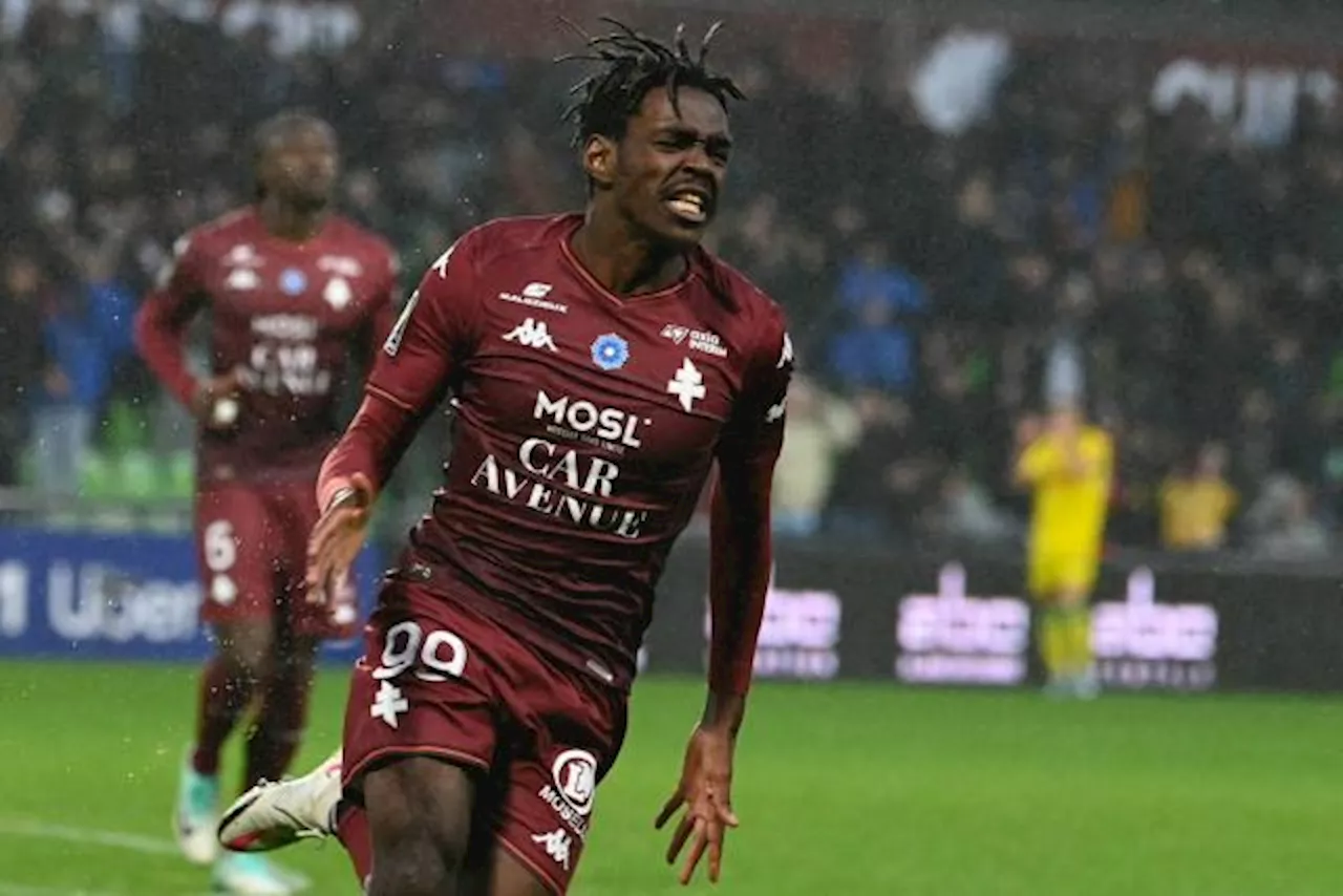 Metz surprend Dunkerque et retrouve le podium de la Ligue 2