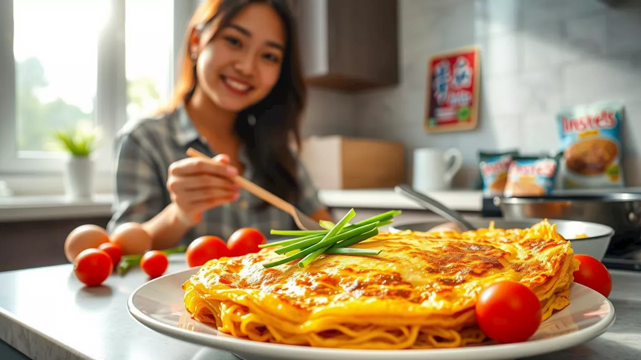 Cara Membuat Omelet Mie yang Lezat dan Praktis, Cocok untuk Bekal