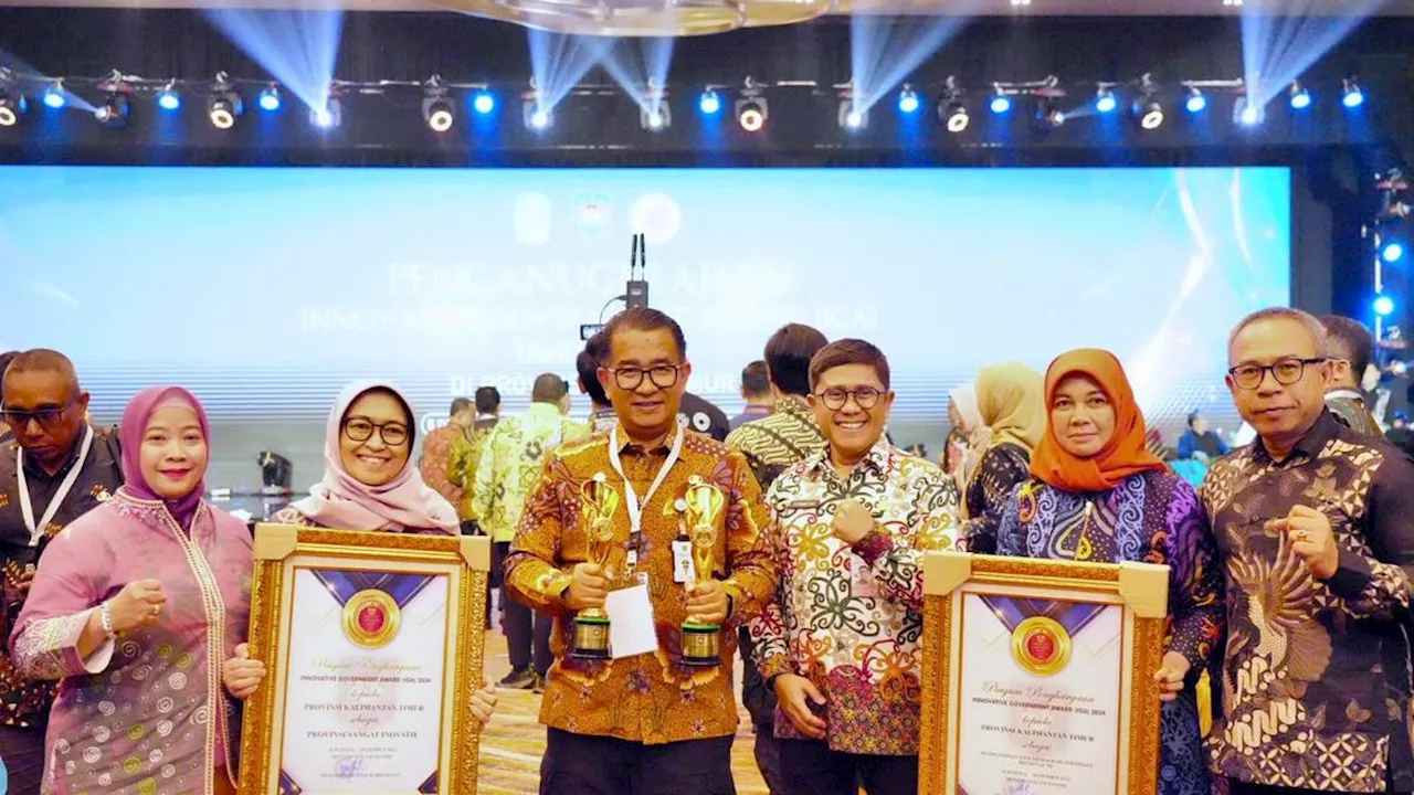 Pemprov Kaltim Raih Penghargaan di Ajang Innovative Government Award 2024