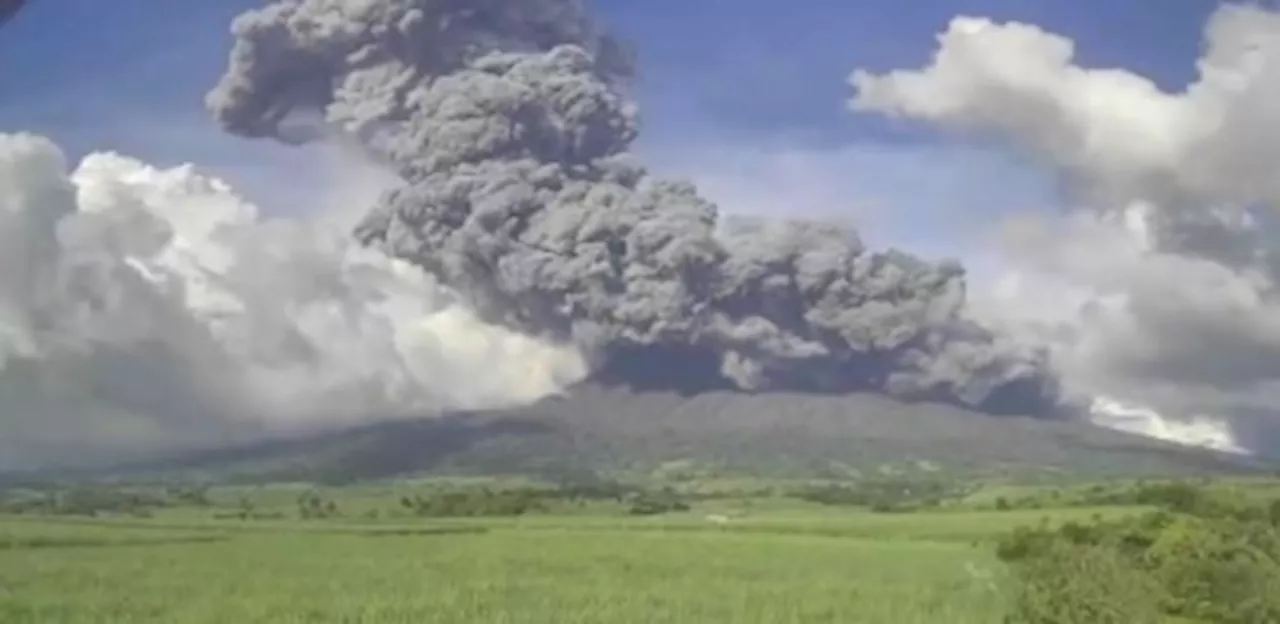 Kanlaon volcano erupts in central Philippines, forces evacuation as massive ash cloud rises