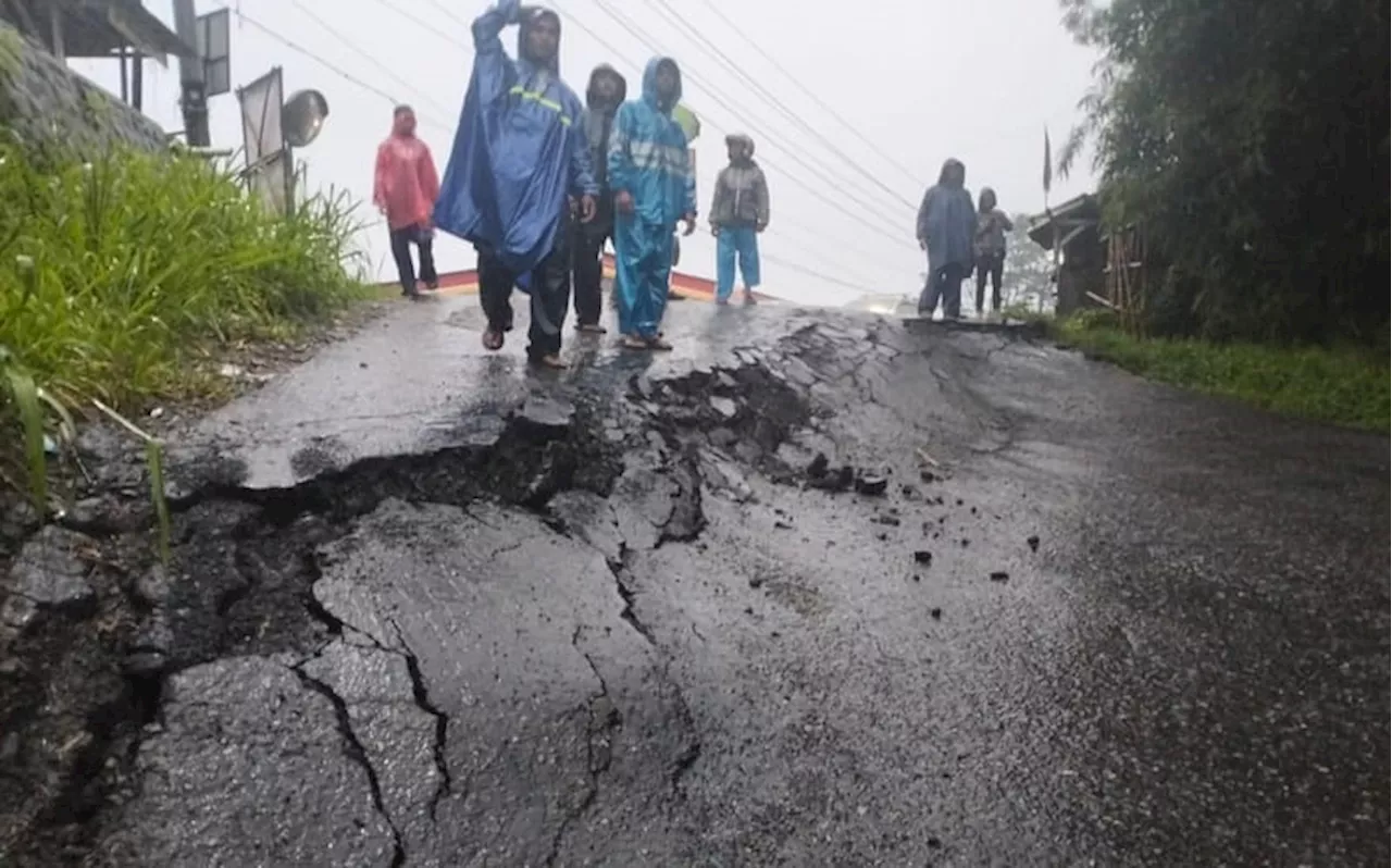 Kondisi Akses Jalan Terdampak Bencana di Sukabumi Berangsur Tertangani