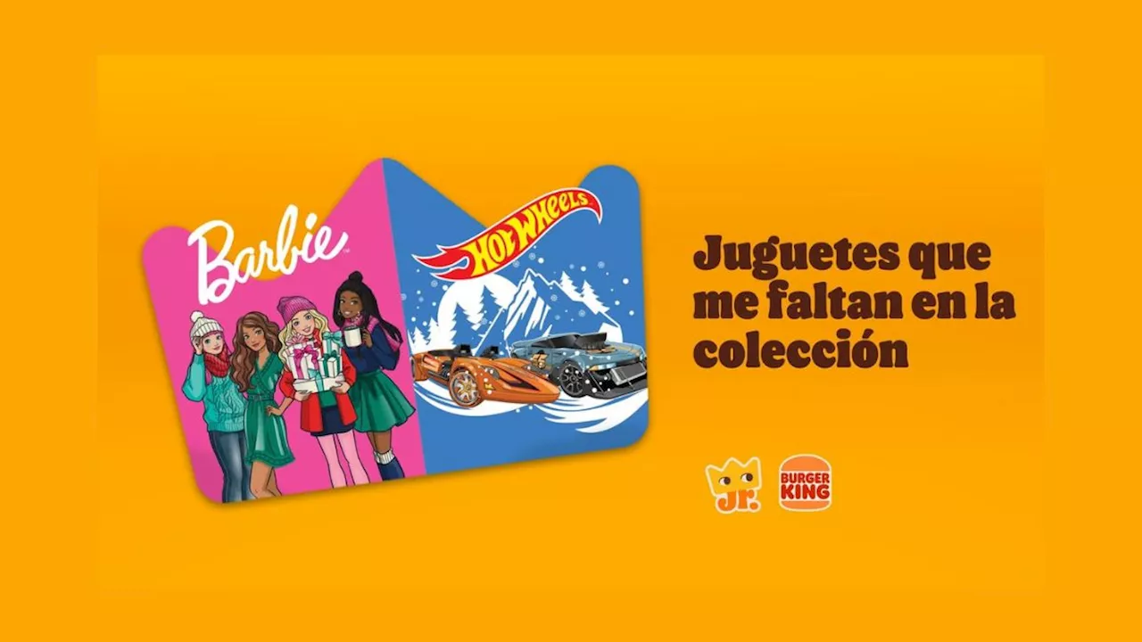 Burger King sorprende con Barbie y Hot Wheels esta Navidad: Todo lo que debes saber