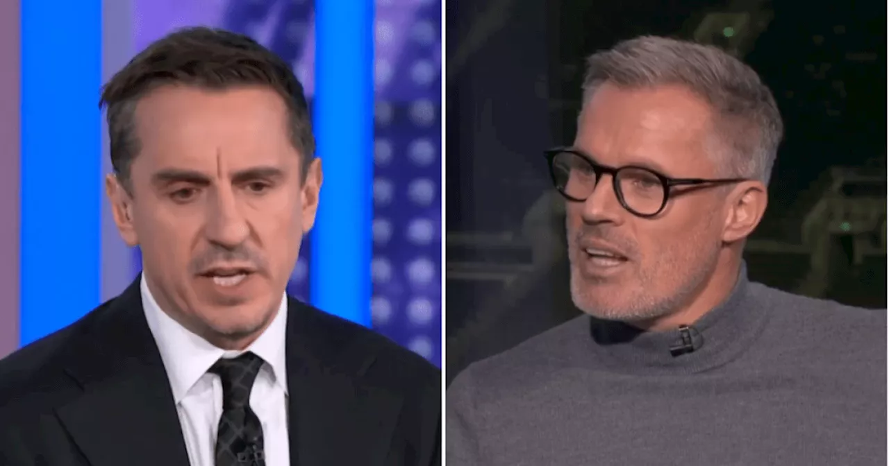 Jamie Carragher disagrees with Gary Neville over Chelsea's title chances