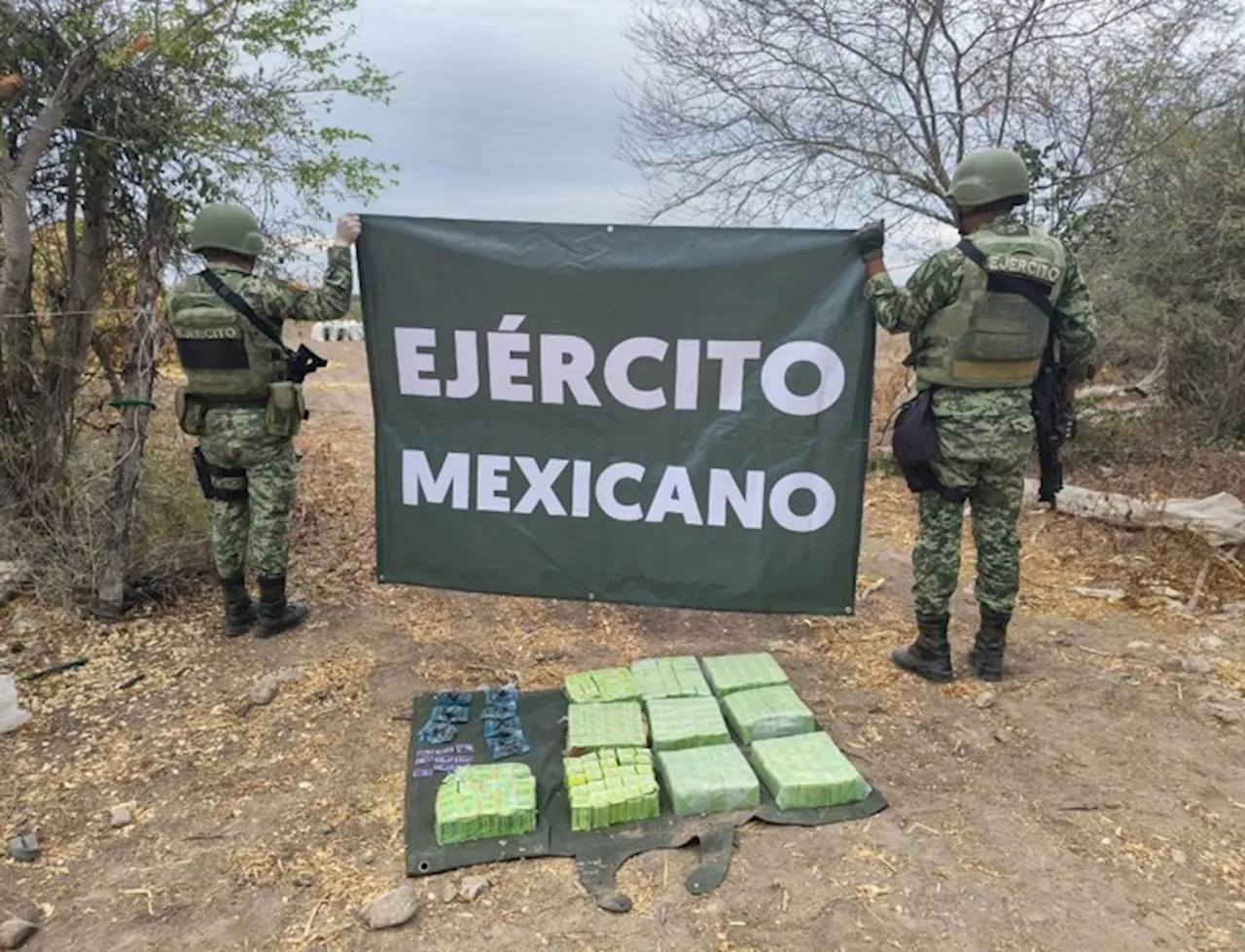 Ejército destruye laboratorios de drogas en Sinaloa con valor de más de 400 mdp