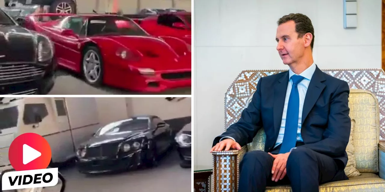 Video zeigt: Ferrari, Rolls Royce - diese Schätze bunkerte Assad