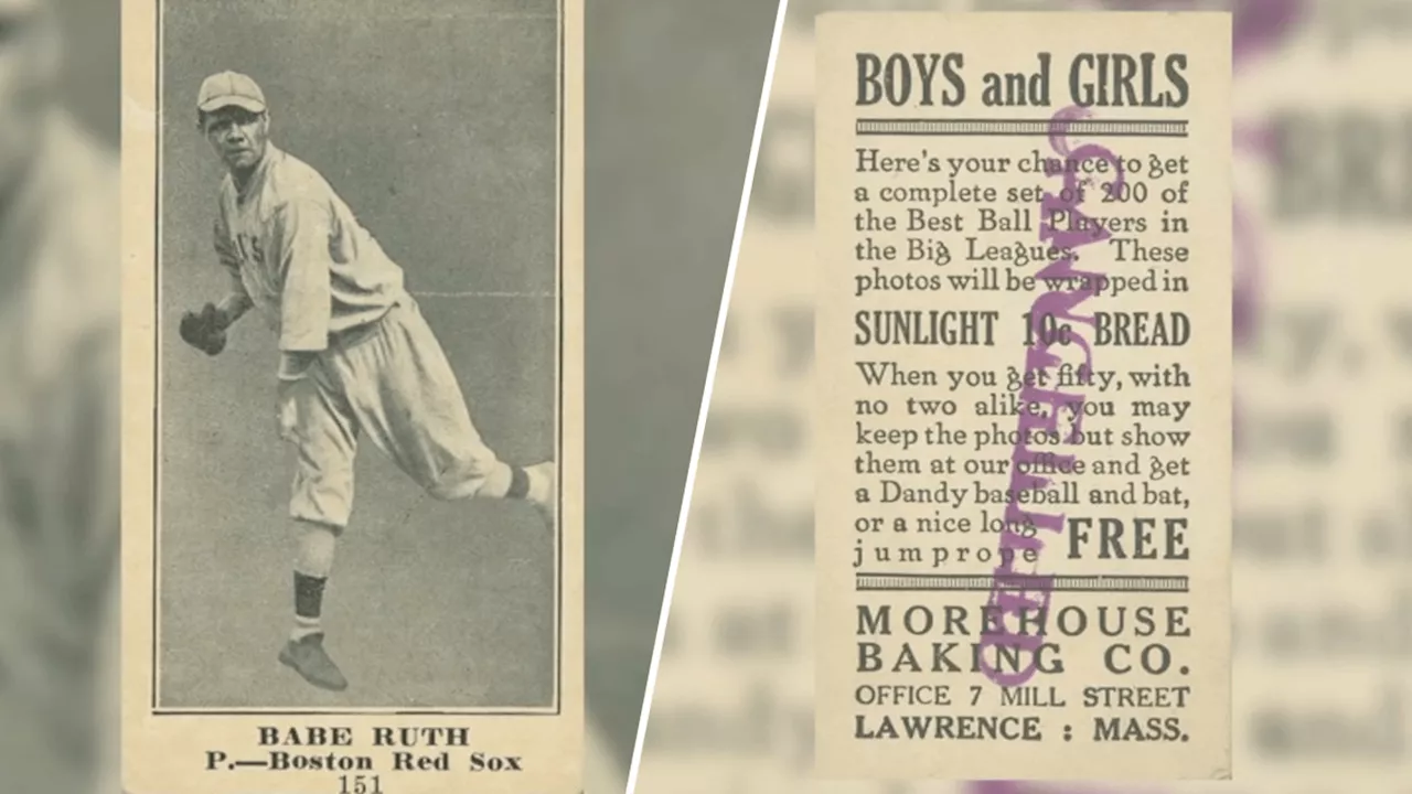 Rare Babe Ruth rookie card sold after discovery in Danvers