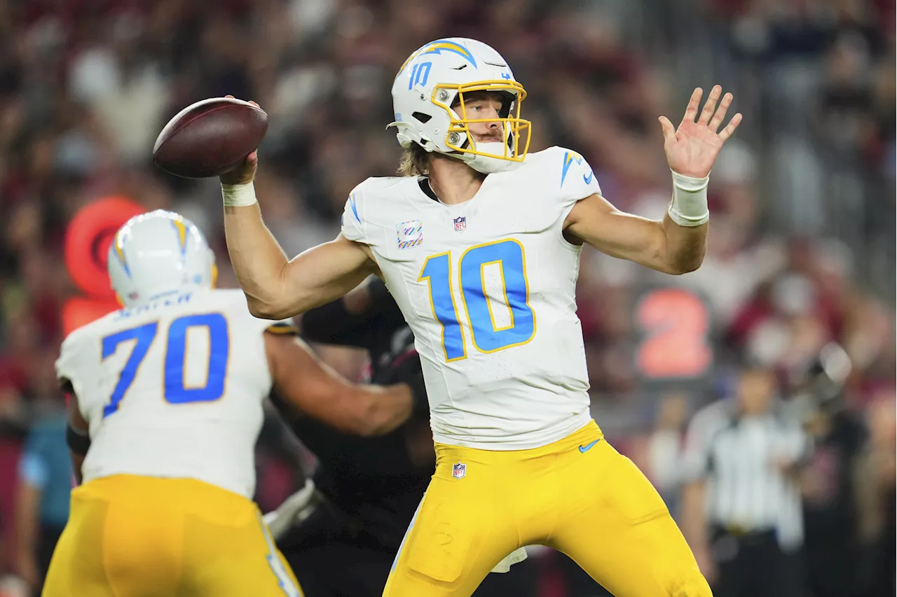 Chargers' Justin Herbert Exits Game With Significant Leg Injury