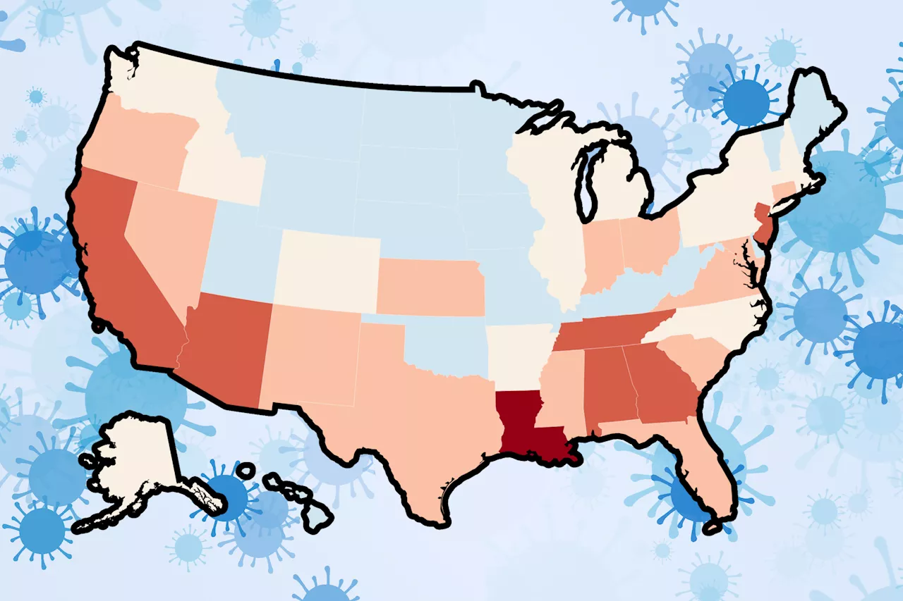 Map Reveals US States Where Flu Rates Are Spiking