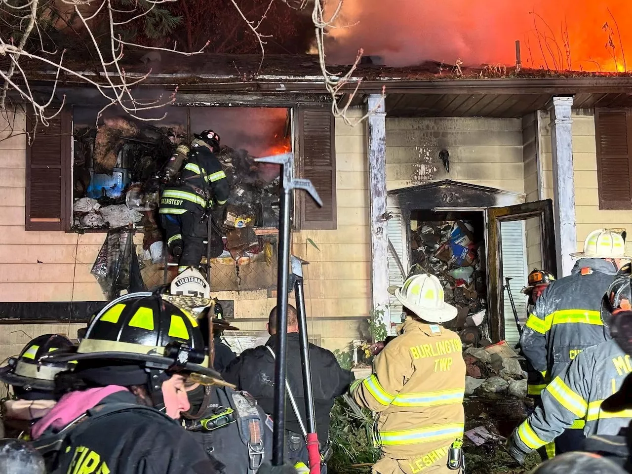 1 dead in fire at N.J. home with severe hoarding condition, officials say