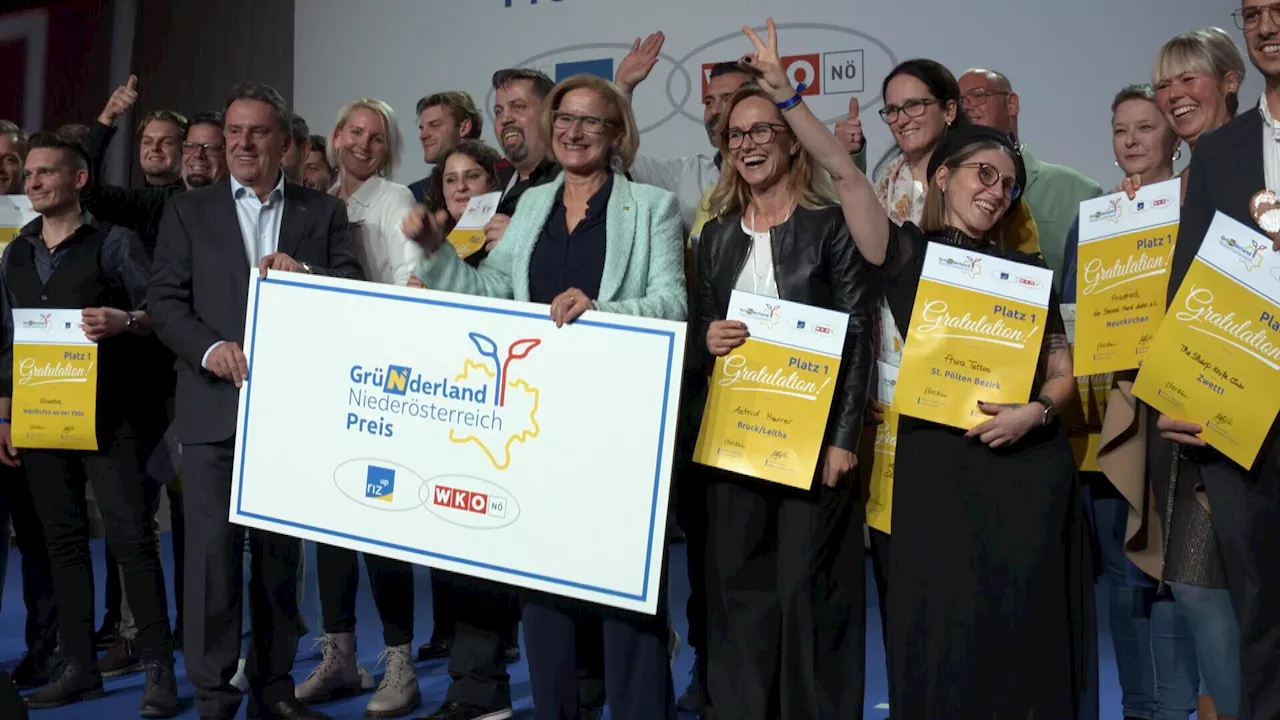 NÖ Gründerland-Preis 2024 in Wiener Neustadt verliehen