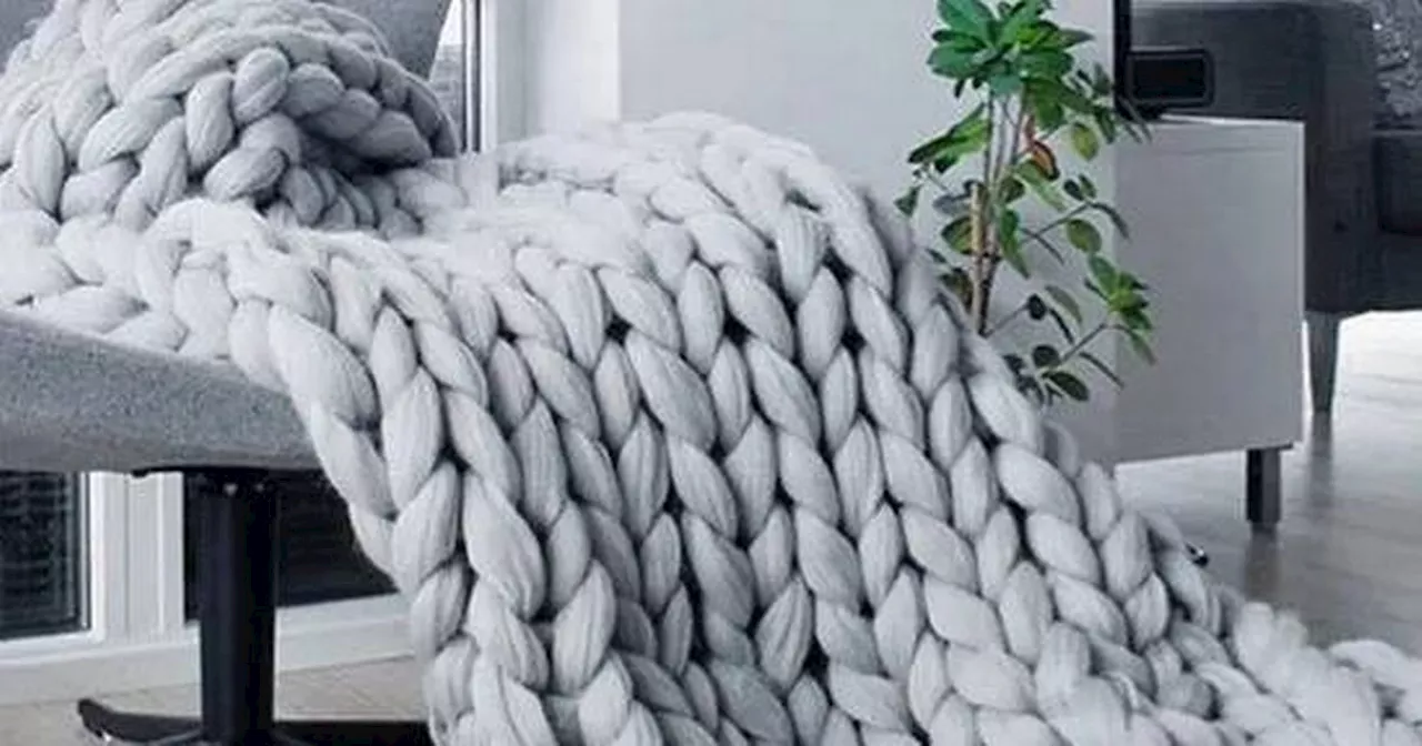 Debenhams cuts price of luxury thick-knit £100 blanket by huge 73%