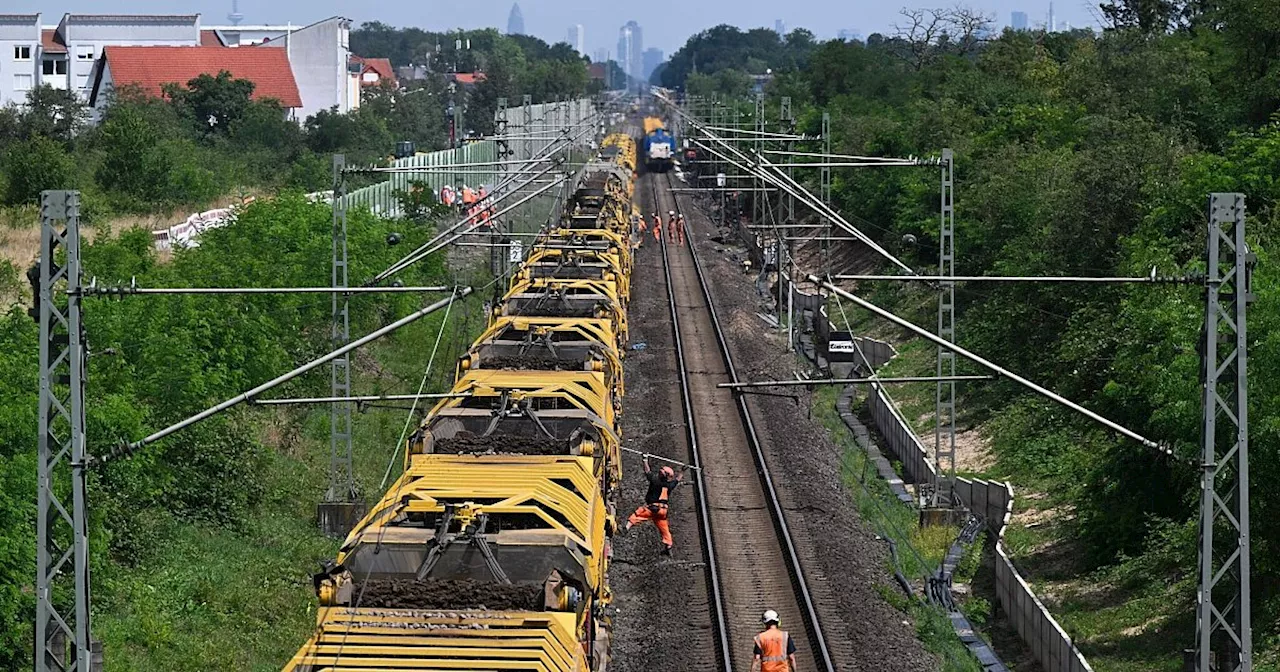 Riedbahn-Bauarbeiten: Betriebsstart mit weniger Zügen