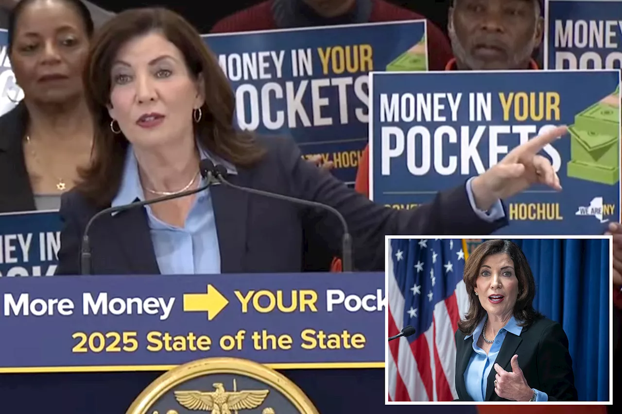 New Yorkers could get up to $500 check in first unveiling of Gov. Hochul’s State of State proposals: 'I know the stress'