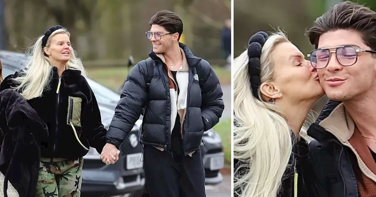 Kerry Katona kisses co-star as they're seen holding hands after split from Ryan