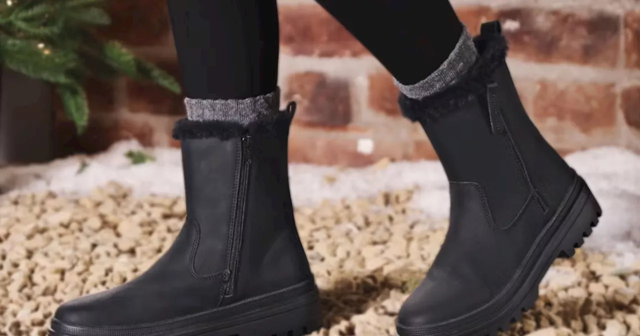 Shoppers racing to Aldi to buy £15 winter boots that rival £125 pair from M&S