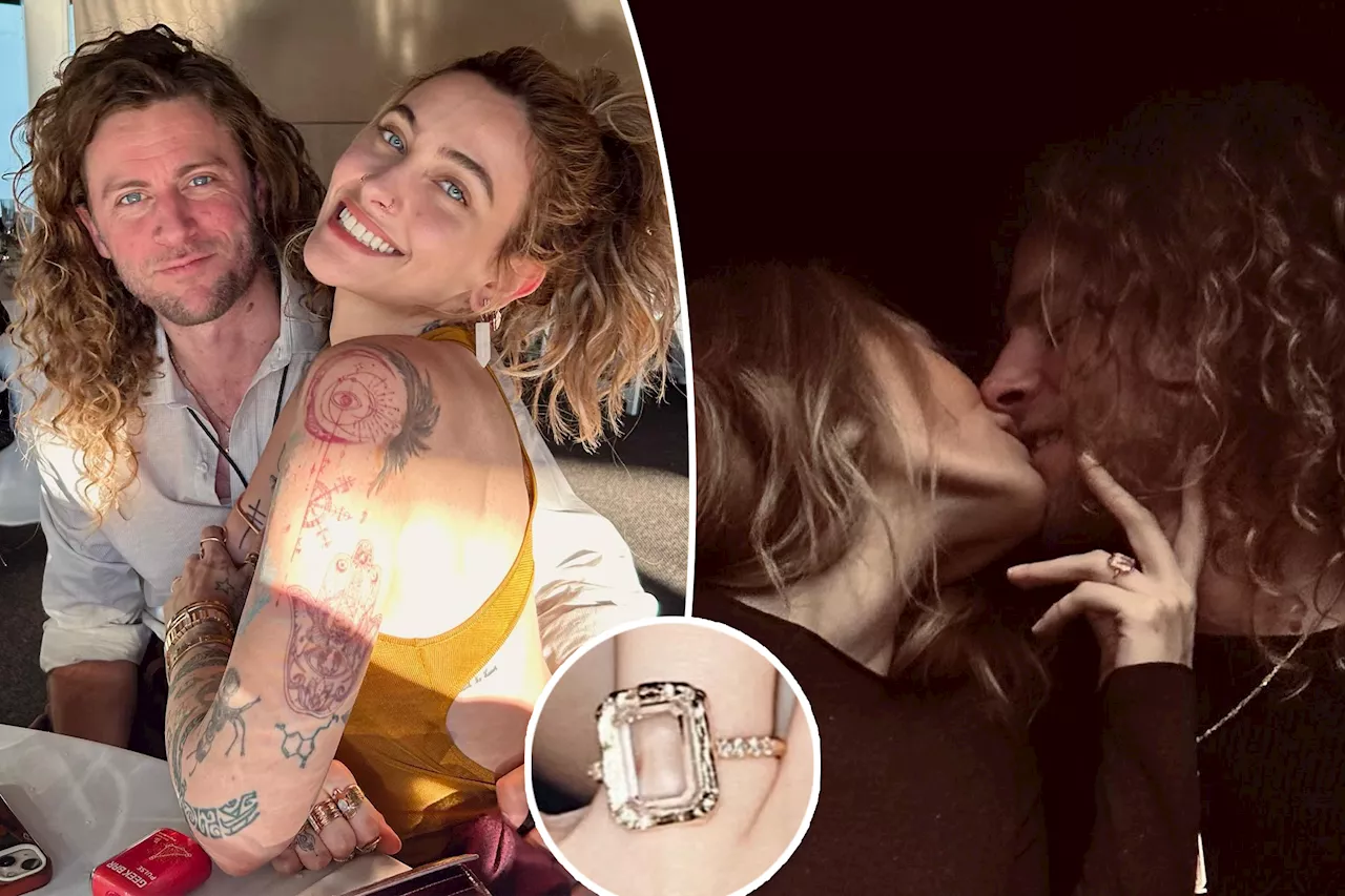 All the details of Paris Jackson's sustainable engagement ring from music producer Justin Long