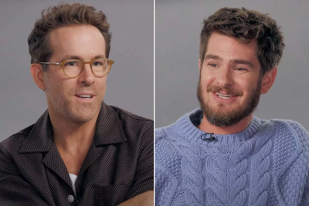 Ryan Reynolds and Andrew Garfield Reveal Why They Kissed in 2017 Viral Golden Globes Moment