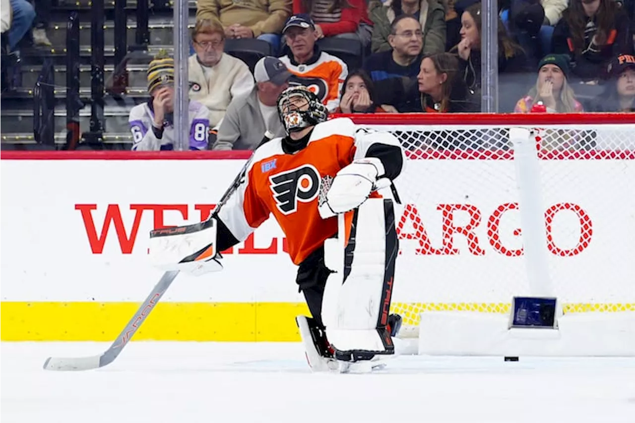 Flyers takeaways: Joel Farabee ends his goal drought; a mixed return for Sam Ersson in net