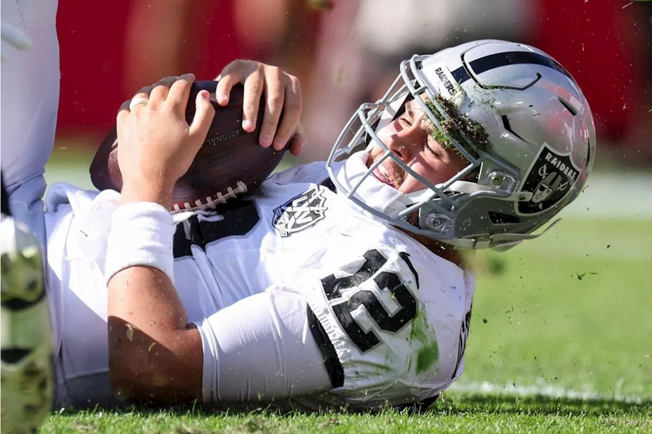 NFL-Saisonaus 2024: Raiders bangen um Quarterback Aidan O'Connell