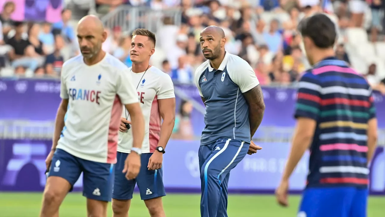 JO 2024: Thierry Henry agacé par le manque de 'classe' de ses joueurs contre l'Argentine