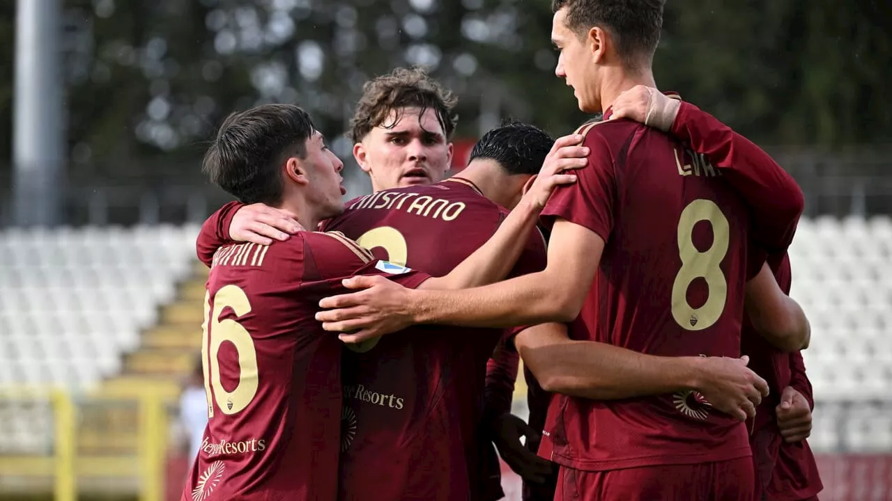 Primavera 1, la Roma batte l'Empoli e trova la quarta vittoria consecutiva