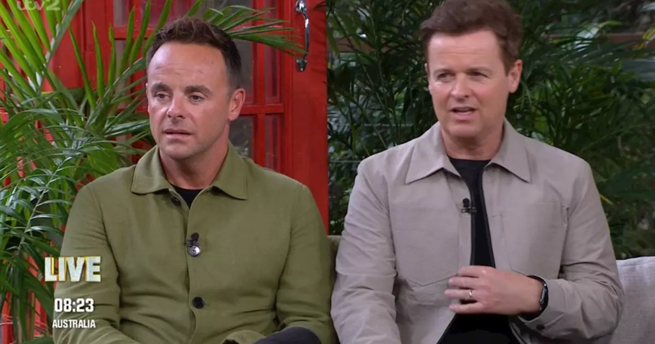 Ant and Dec surprise I'm A Celeb campmates with announcement minutes into final