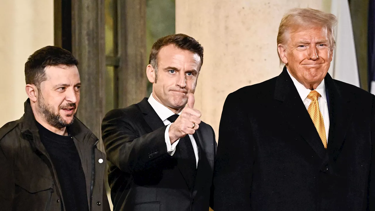 Zelenski considera 'buena y productiva' su entrevista con Trump y Macron en París