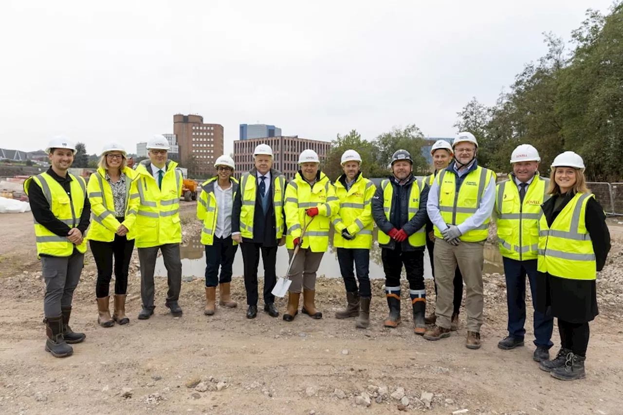 'Town-centre living' progress with homes being built for 'new community' in Telford Town Centre