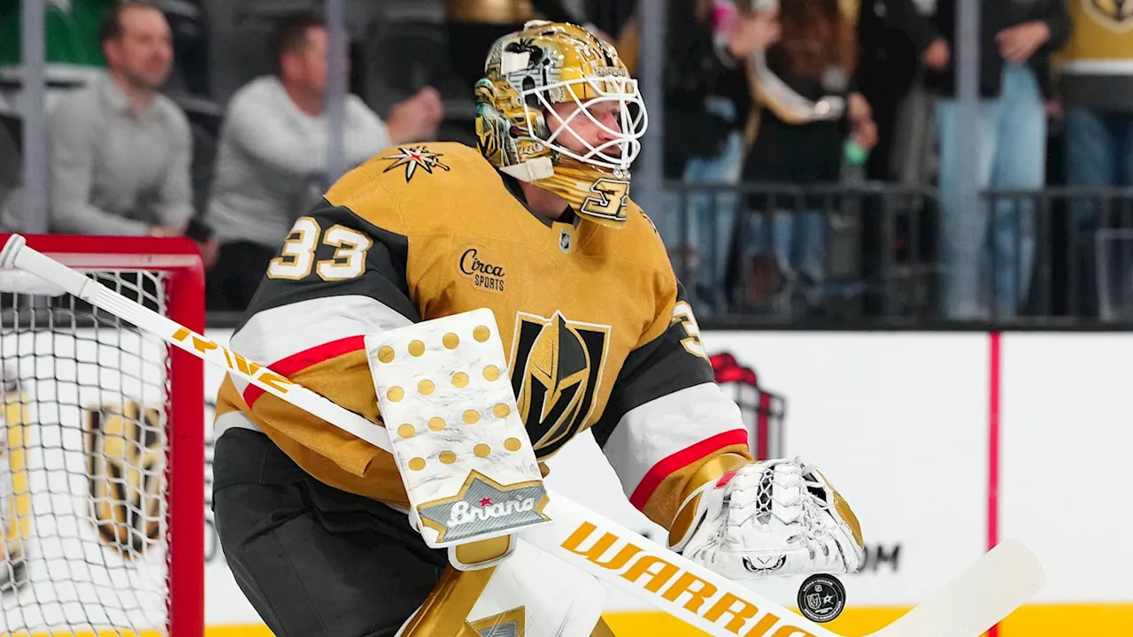 Vegas Golden Knights Goalie Named Third Star of Week